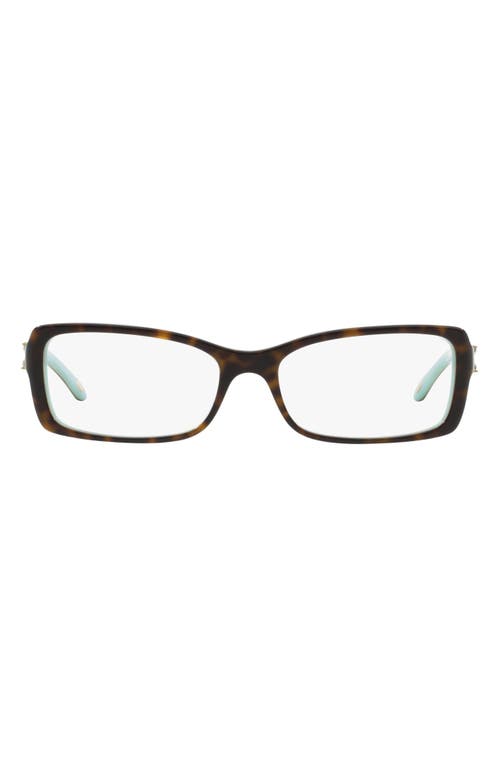 EAN 8053672173857 product image for Tiffany & Co. 53mm Optical Glasses in Top Havana/Blue at Nordstrom | upcitemdb.com