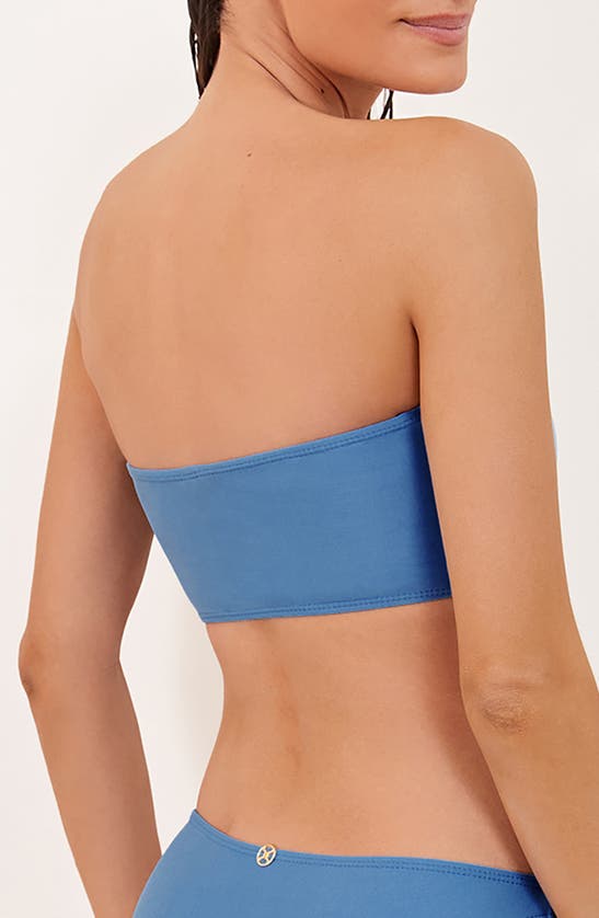 Vix Swimwear Megan Bikini Top In Light Blue