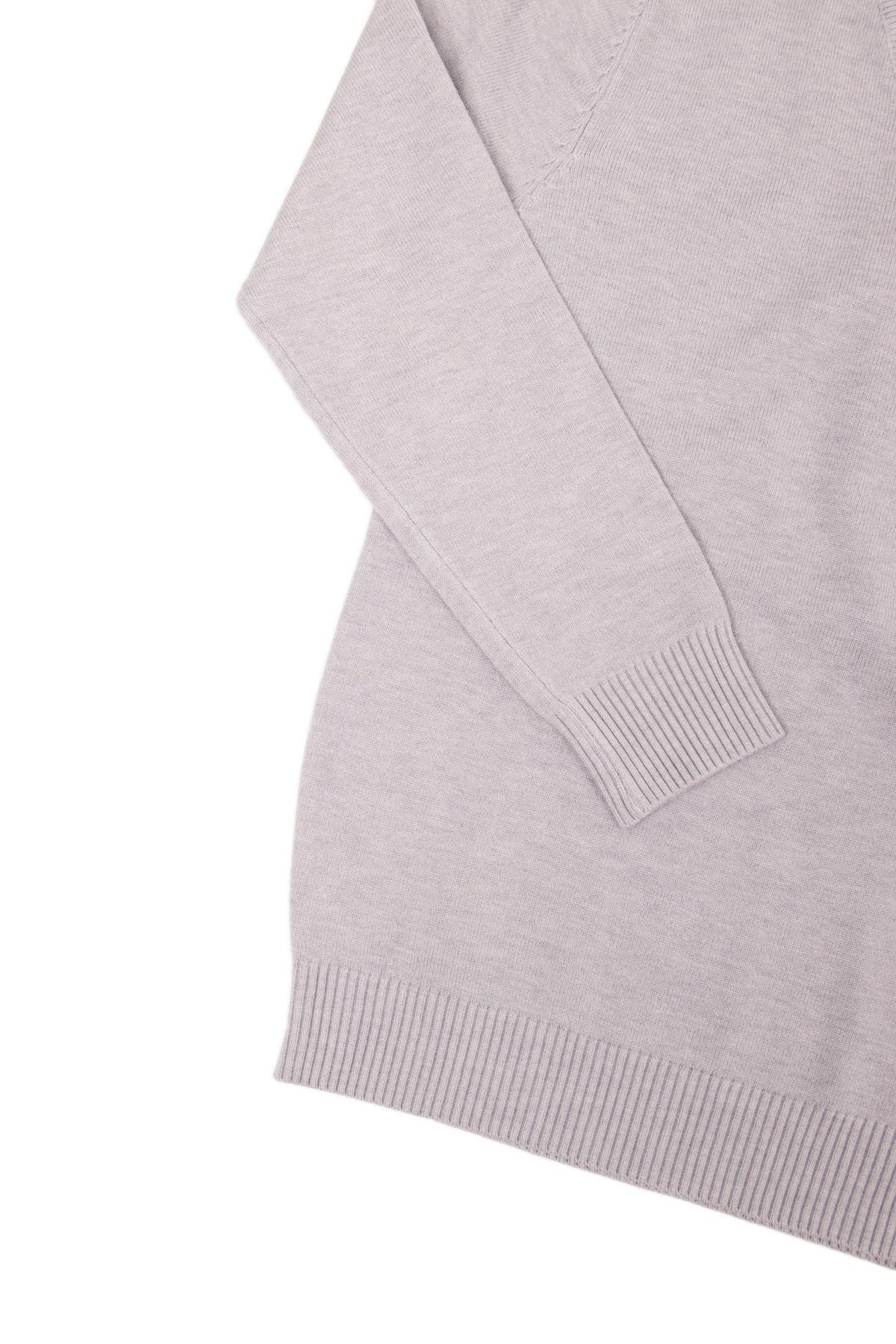 X-ray Kids' Basic V-neck Sweater In Light/pastel Grey
