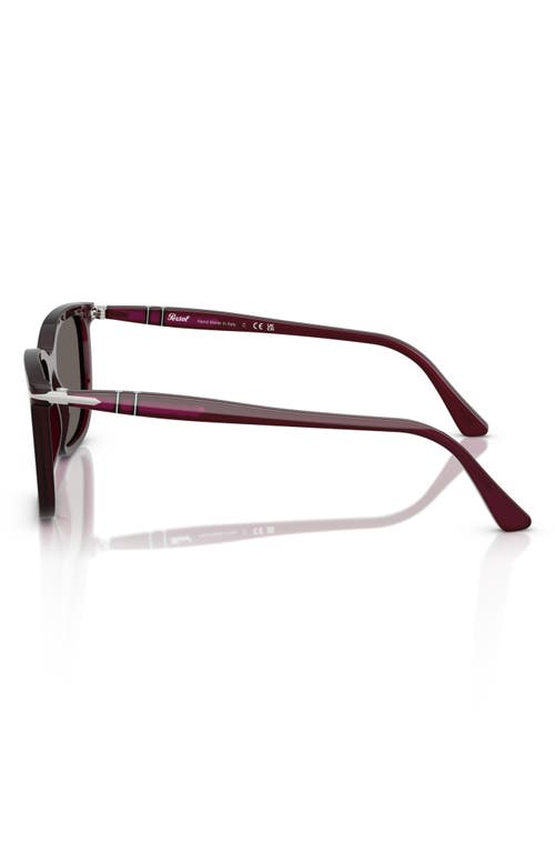 Persol 56mm Rectangular Sunglasses In Purple