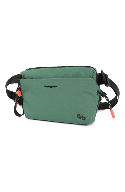 Hedgren Jun Water Repellent Belt Bag In Duck Green