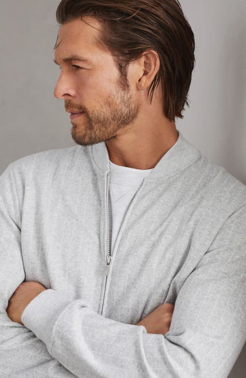 Shop Brunello Cucinelli Double Cloth Sweatshirt In Pearl Grey