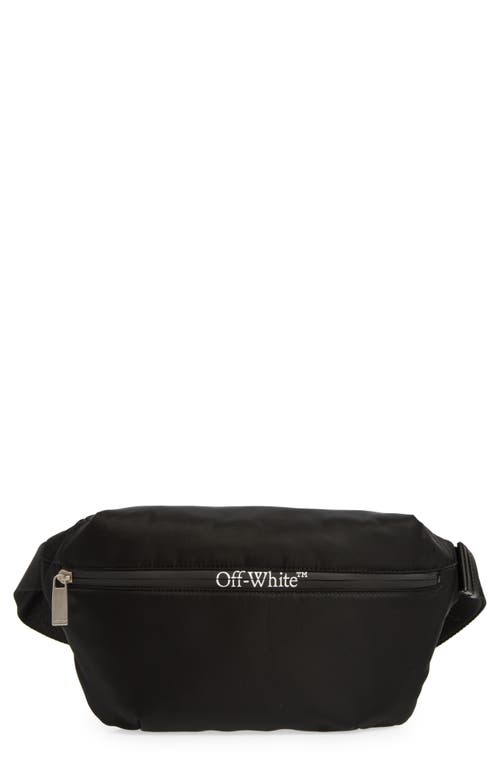 Shop Off-white Nylon Belt Bag In Black