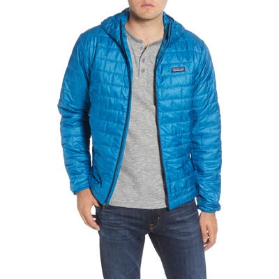 Patagonia Nano Puff Hooded Jacket, Blue