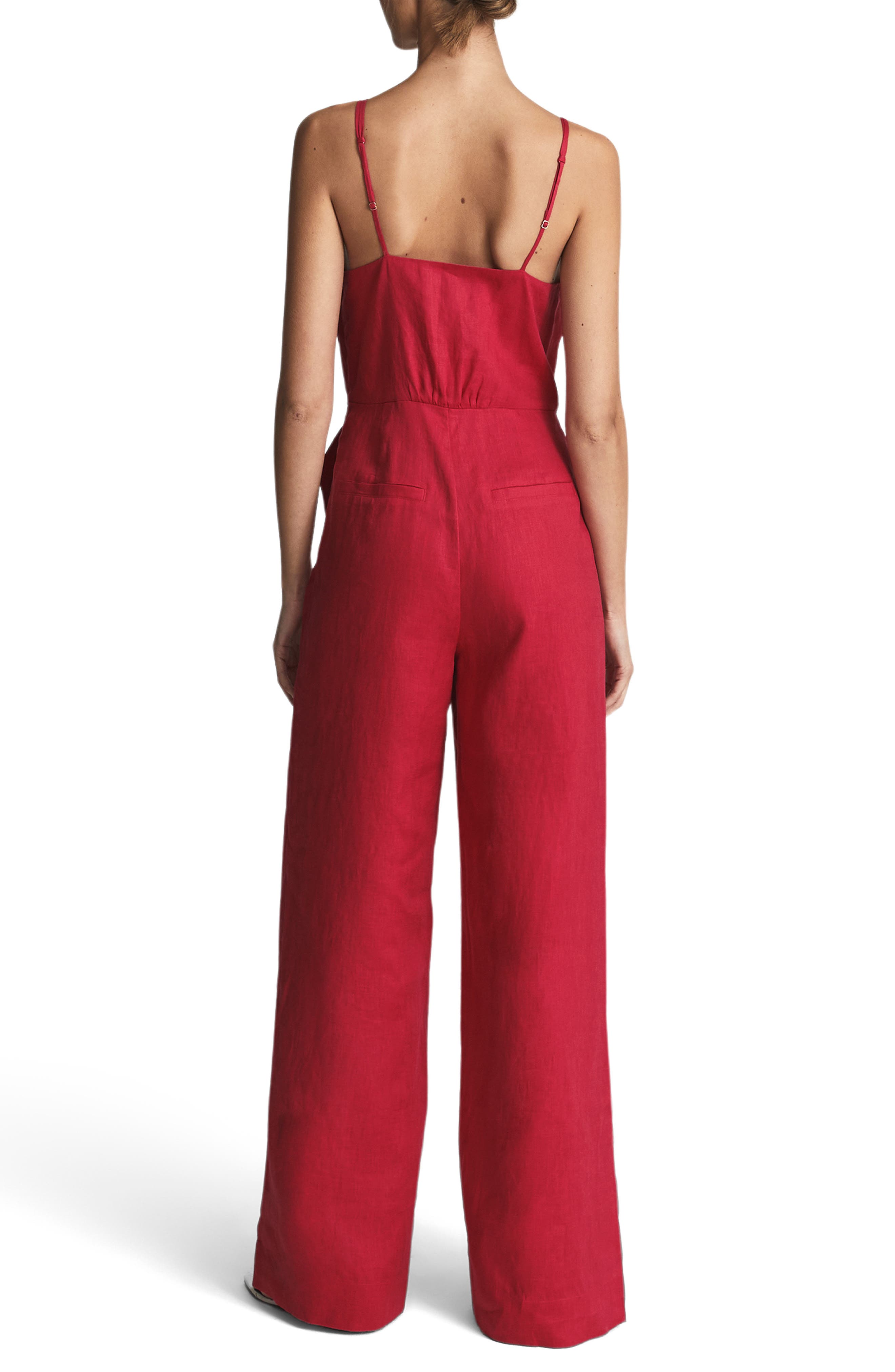 reiss linen jumpsuit