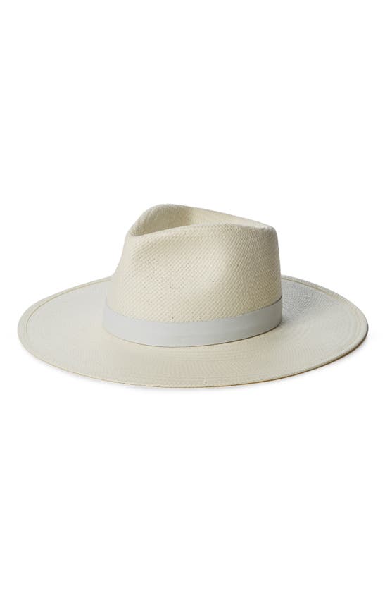Janessa Leone Zoe Raffia Hat In Bleach