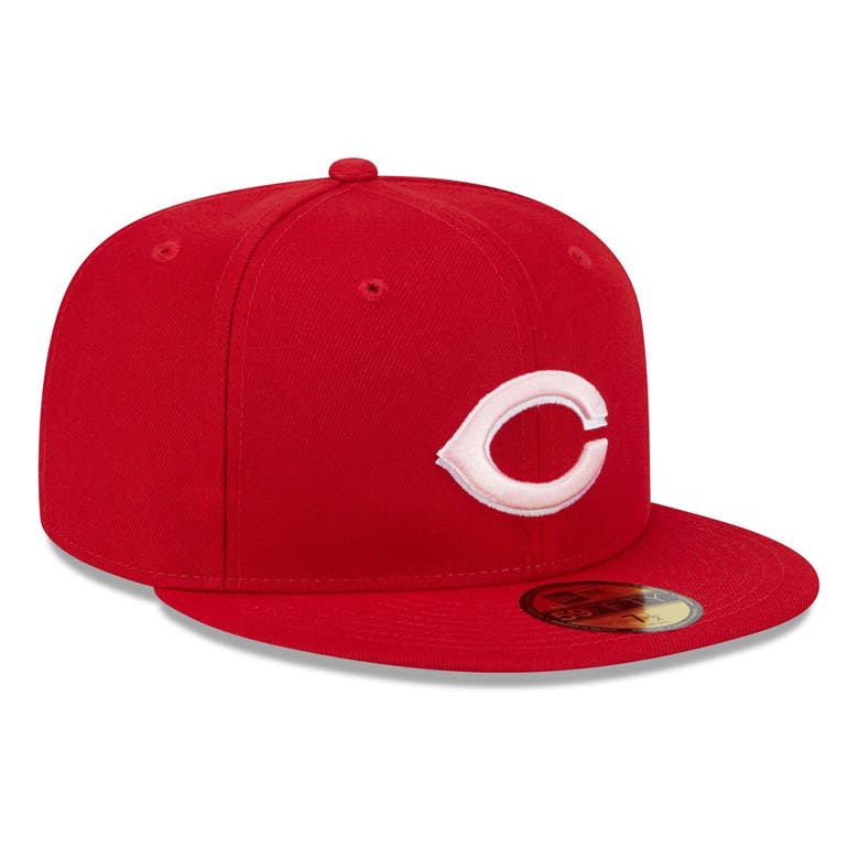 Shop New Era Red Cincinnati Reds 2024 Mother's Day On-field 59fifty Fitted Hat