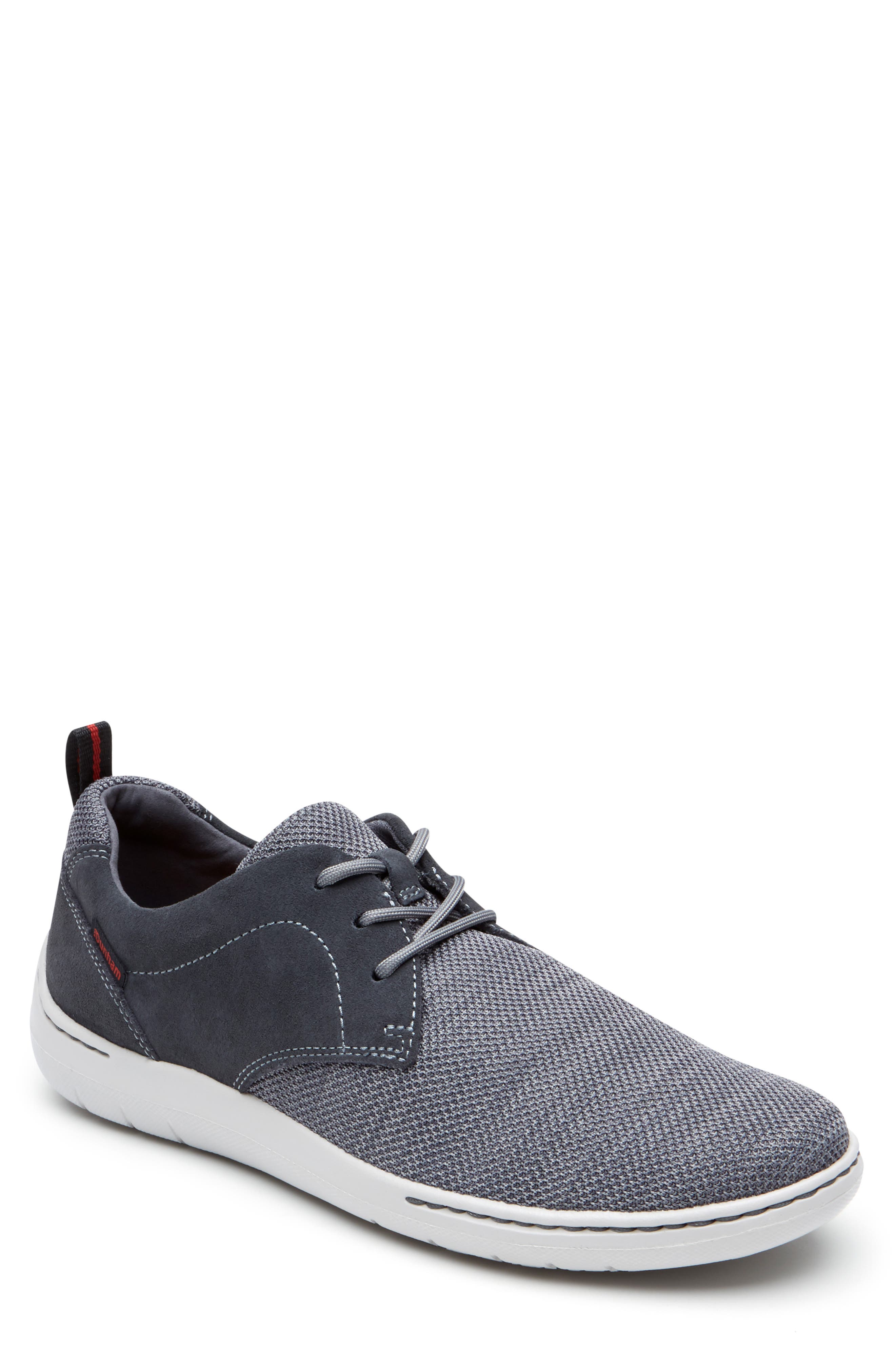 Dunham Fitsmart Plain Toe Derby, EEEE - Grey
