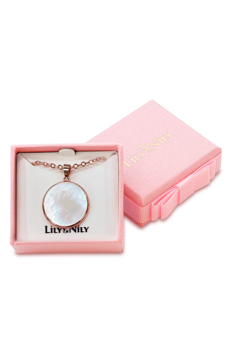 Lily Nily Kids' MotherofPearl Pendant Necklace Nordstrom