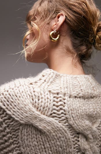 Topshop knit open stitch tank in multi - ShopStyle