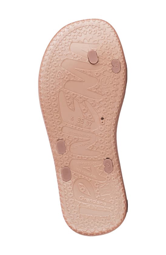 Shop Ipanema Meu Sol Rasteira Textured Toe Loop Sandal In Light Pink