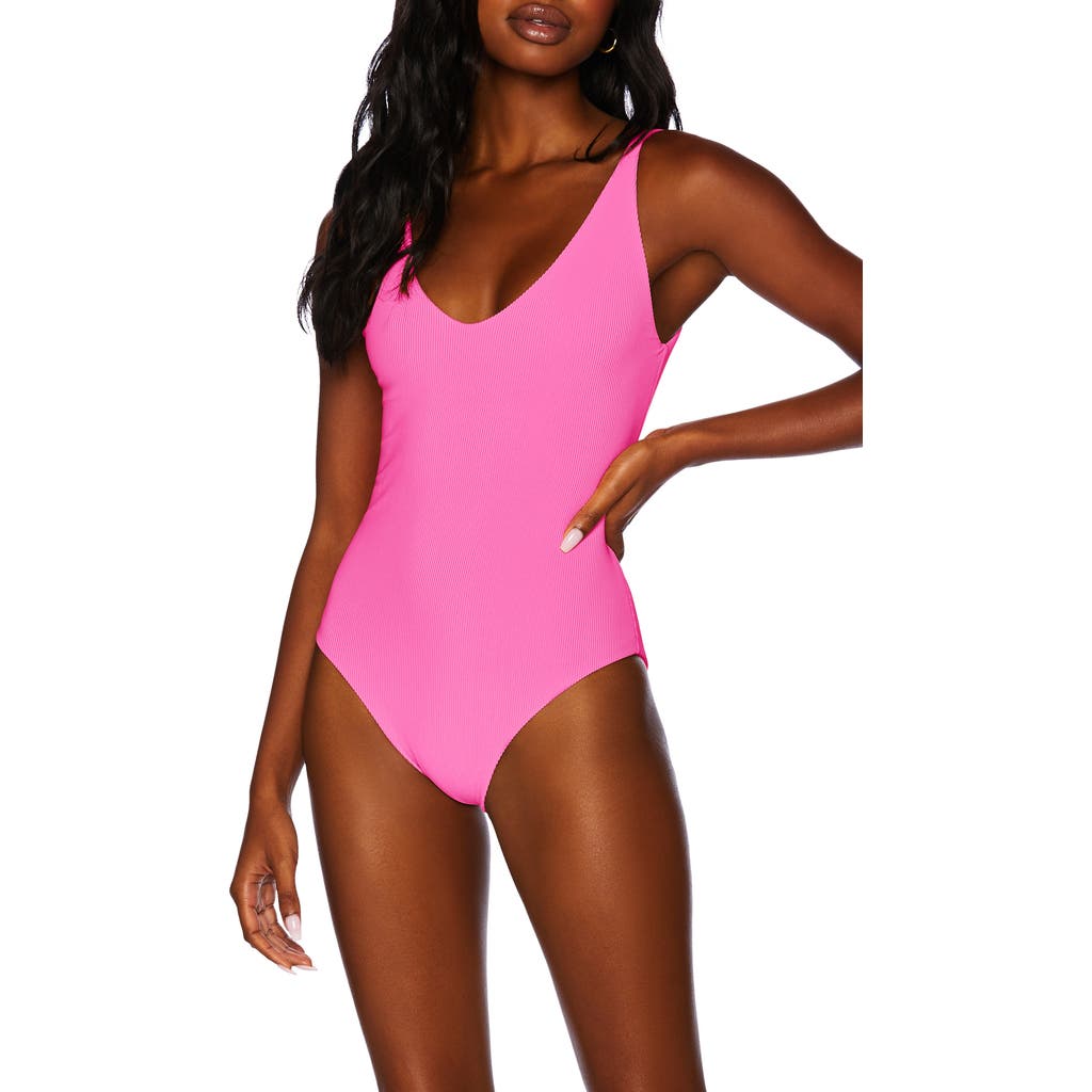 BEACH RIOT BEACH RIOT REESE RIB ONE-PIECE SWIMSUIT