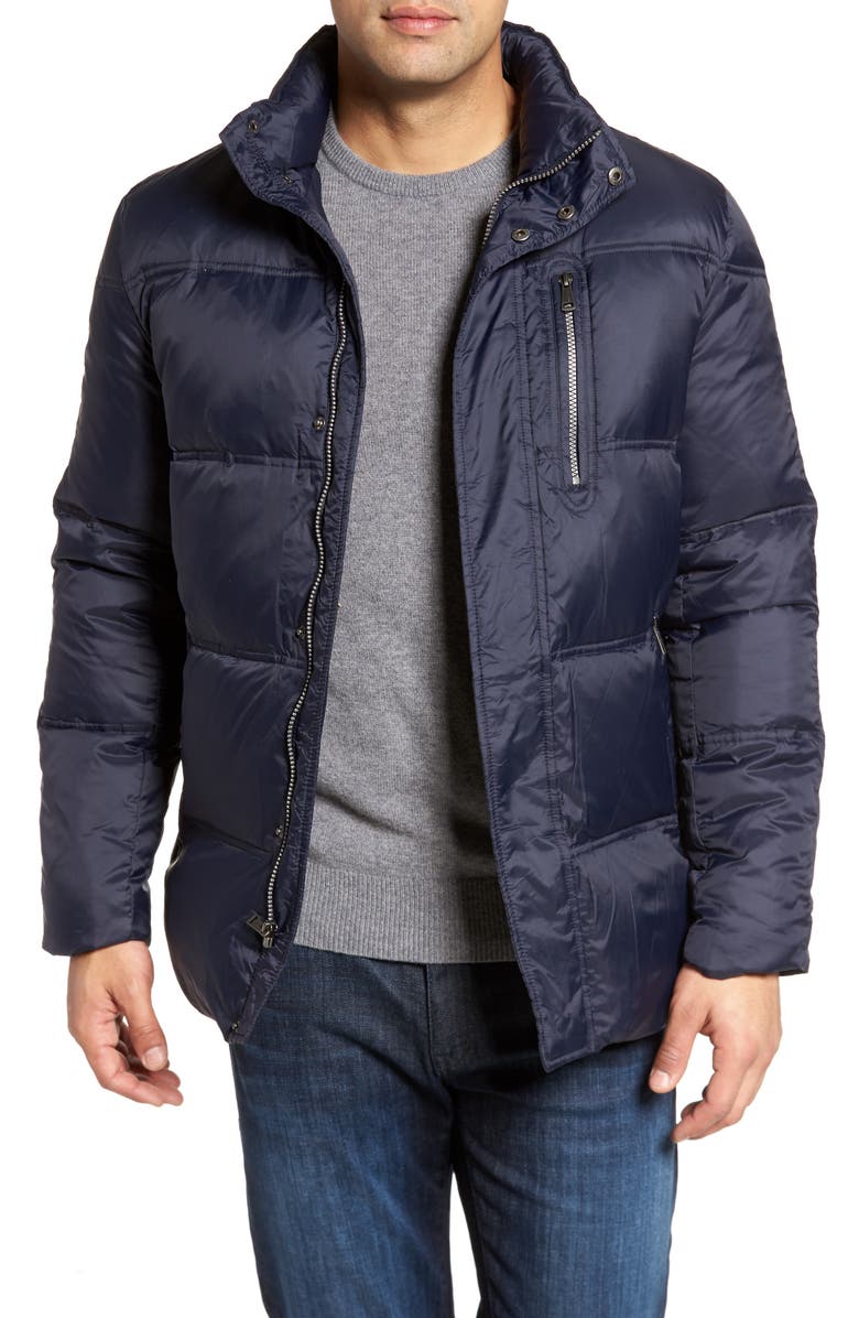 Cole Haan Quilted Jacket with Convertible Neck Pillow | Nordstrom