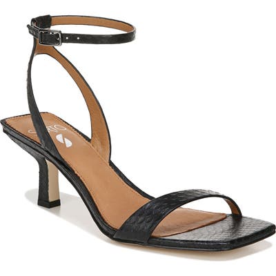 Sarto By Franco Sarto Bona Ankle Strap Sandal- Black