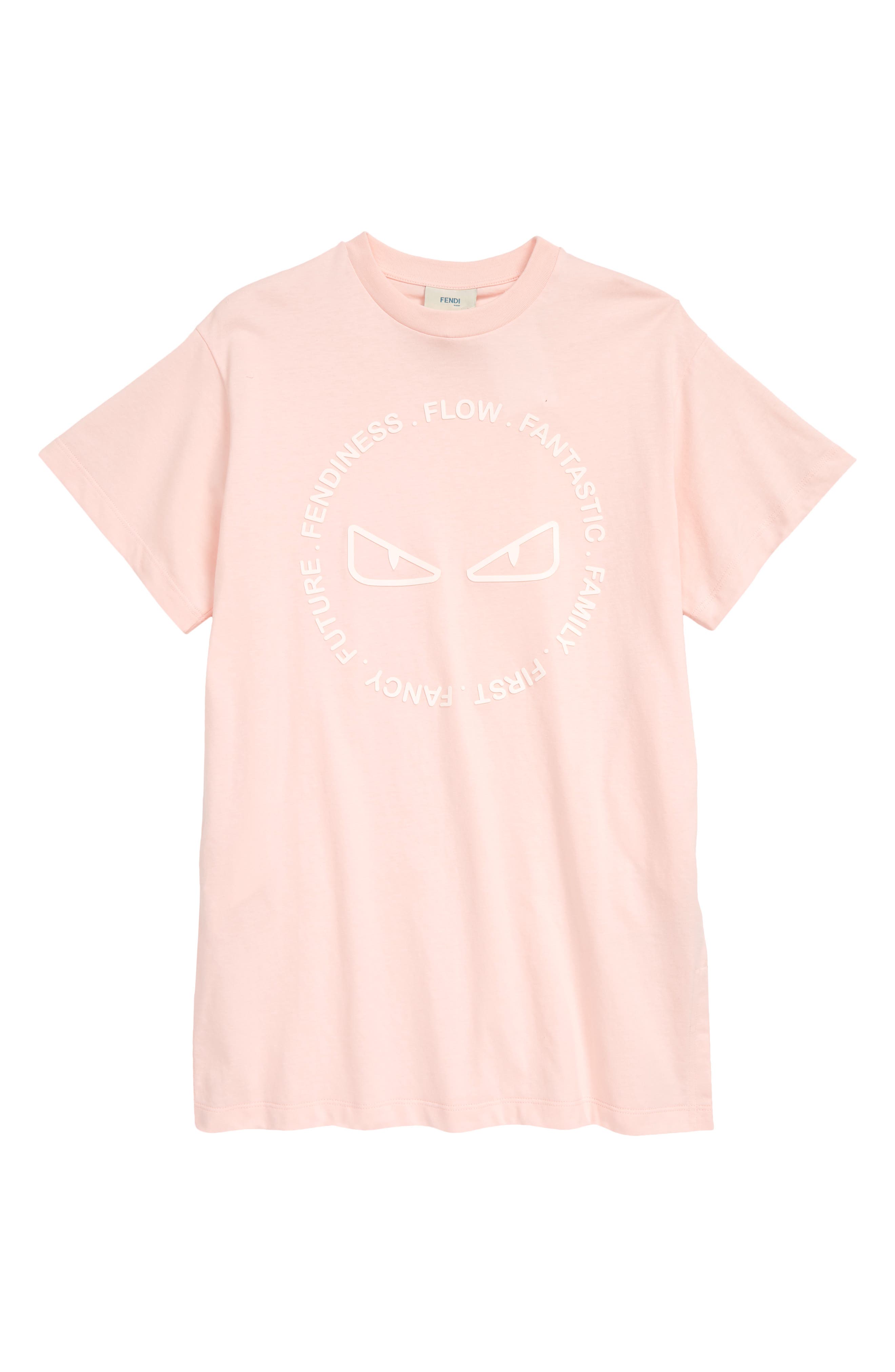 Kids' Fendiness Eyes Graphic Tee in Pink at Nordstrom, Size 4Y Us
