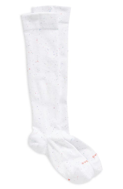 Nep Compression Knee High Socks in Stargazer White