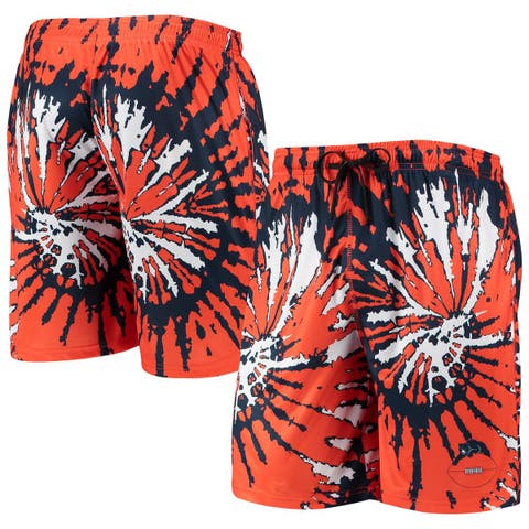 Women's FOCO Orange Denver Broncos Flower Canvas Allover Shoes