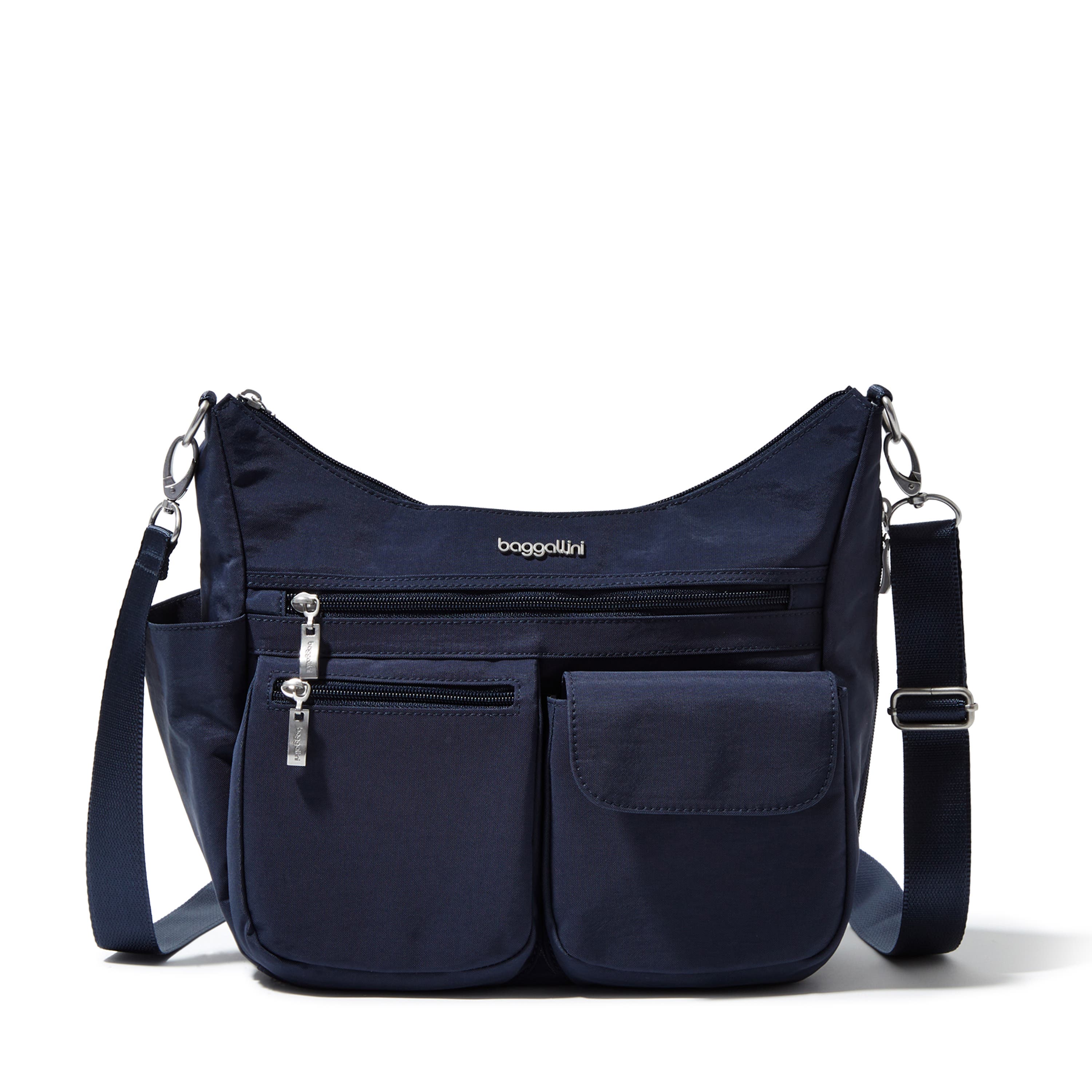 Baggallini Modern Everywhere Slim Crossbody Bag In French Navy