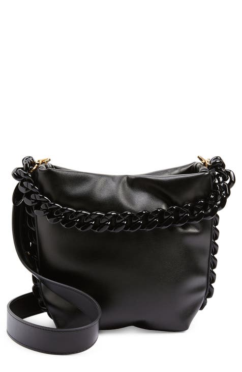 Frayme Puffy Faux Leather Bucket Bag