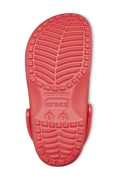 Crocs Classic Clog In Varsity Red
