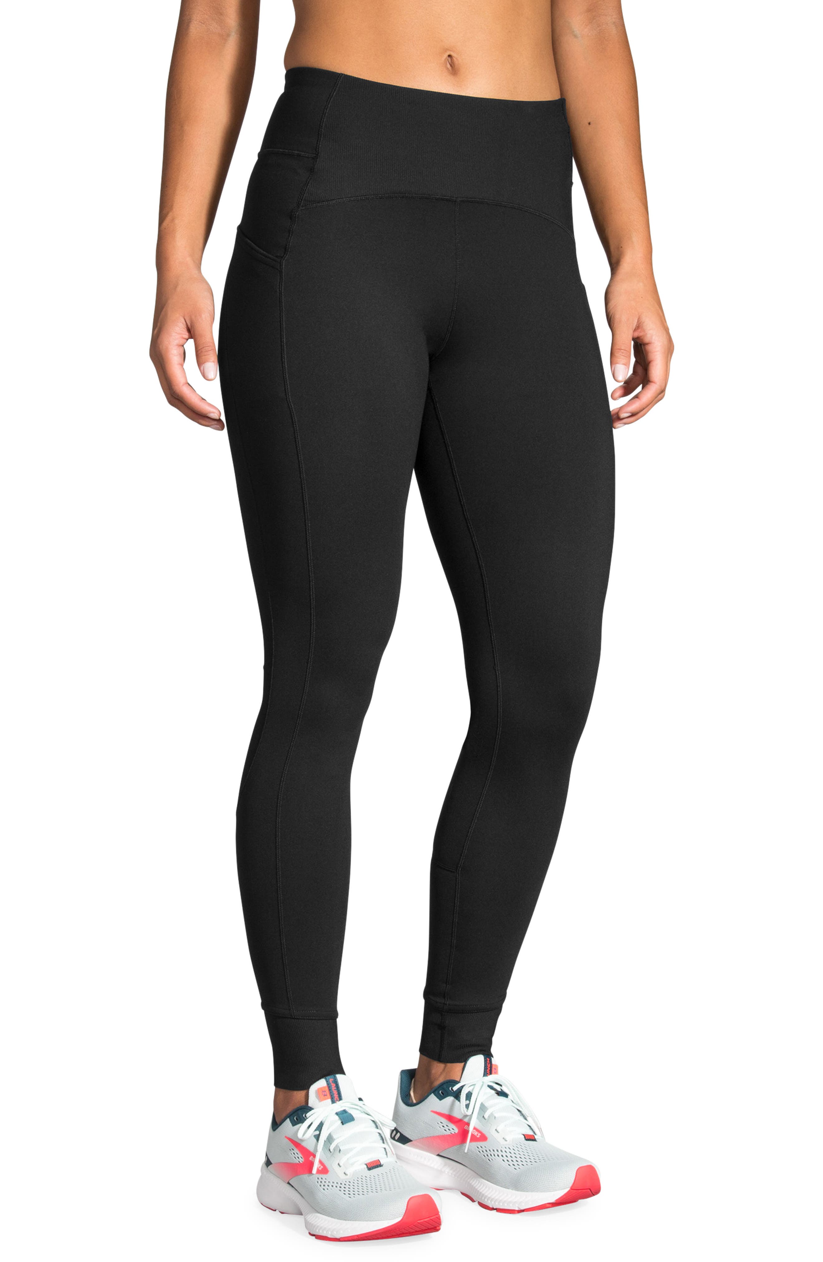 brooks fleece lined running tights