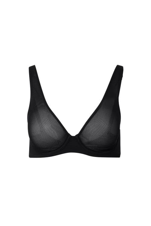 Adore Me Ivy Unlined Triangle Bra In Black