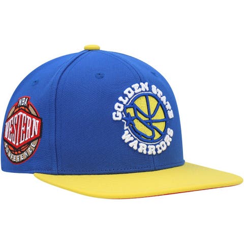Men's New Era Royal Golden State Warriors Back Half Series 39THIRTY Flex Hat