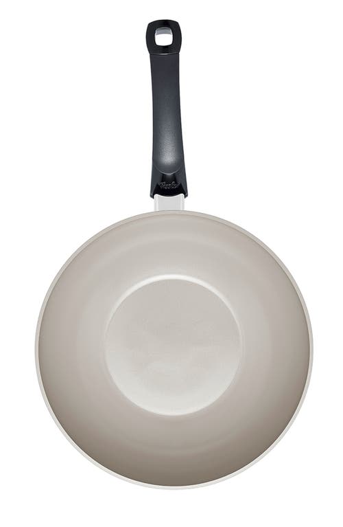 Fissler Ceratal Ceramic Non-stick Wok In Warm Grey