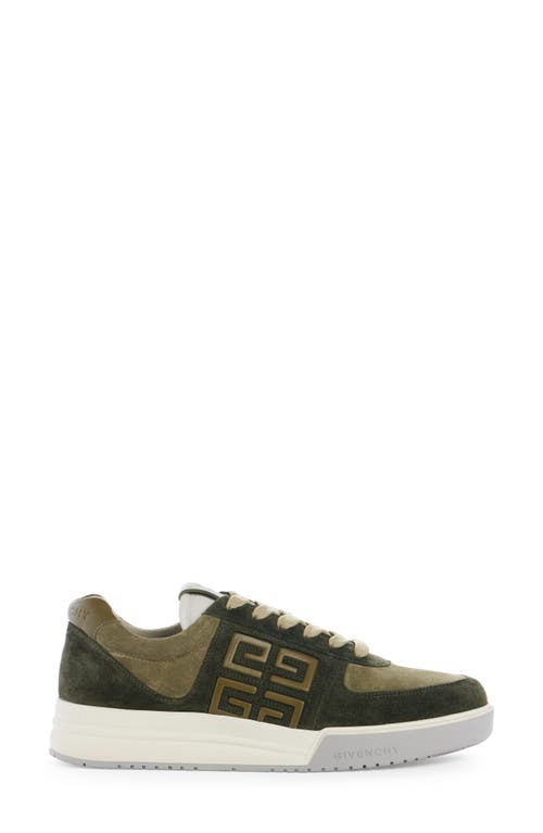 Shop Givenchy G4 Low Top Sneaker In Golden Green