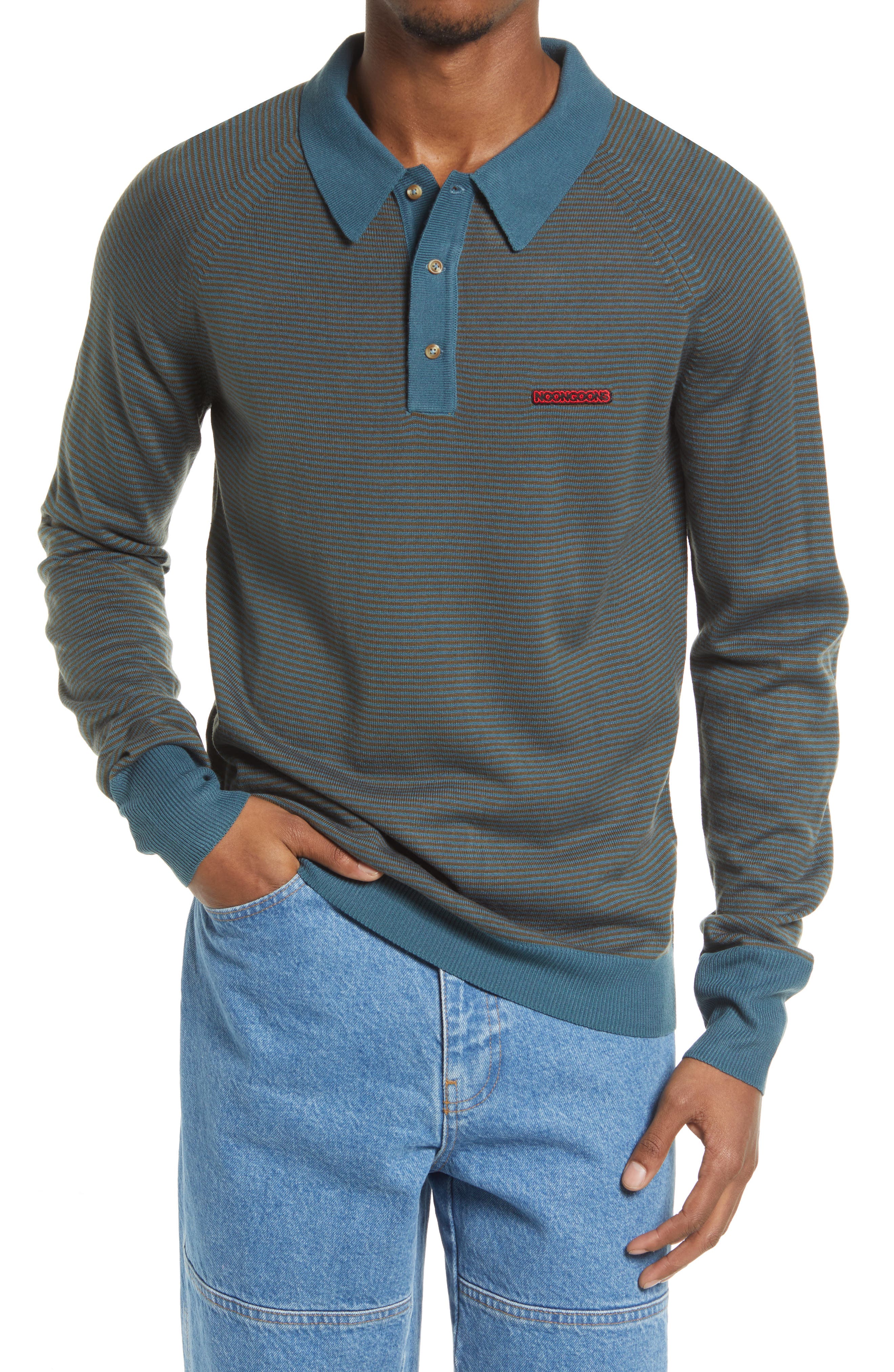 nordstrom mens long sleeve polo