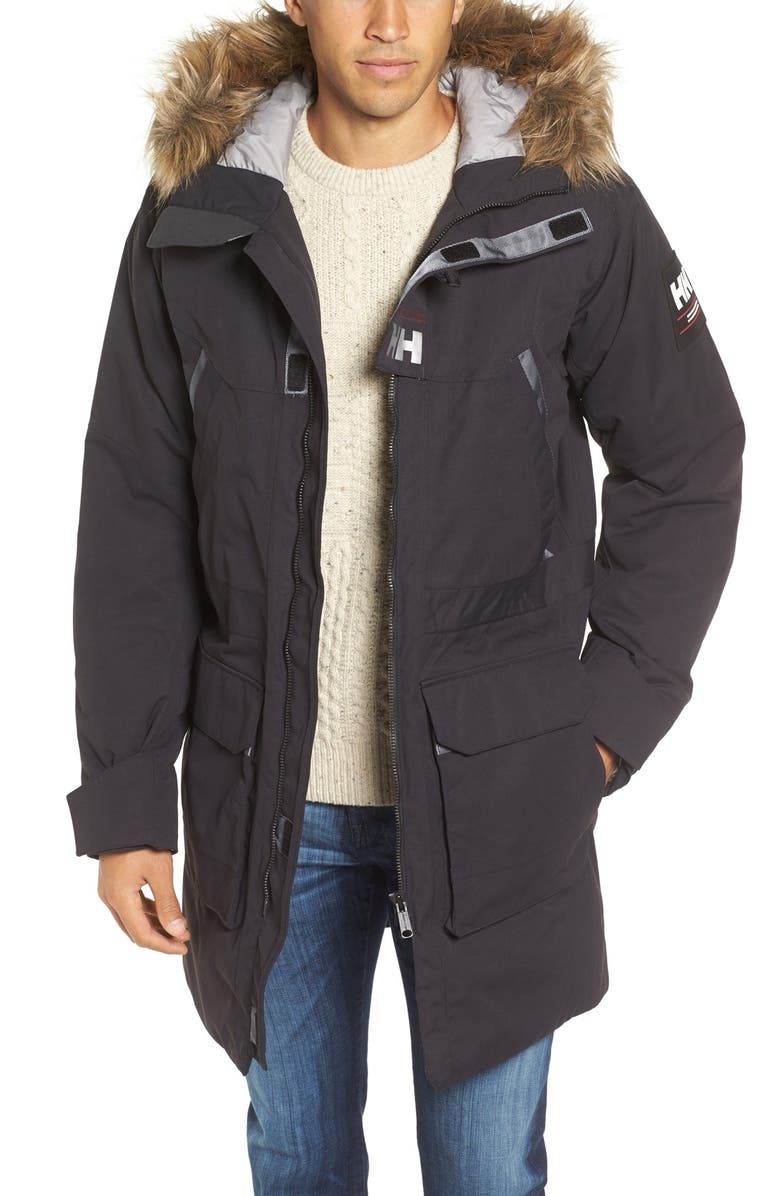 Helly Hansen Legacy Parka with Faux Fur Trim | Nordstrom