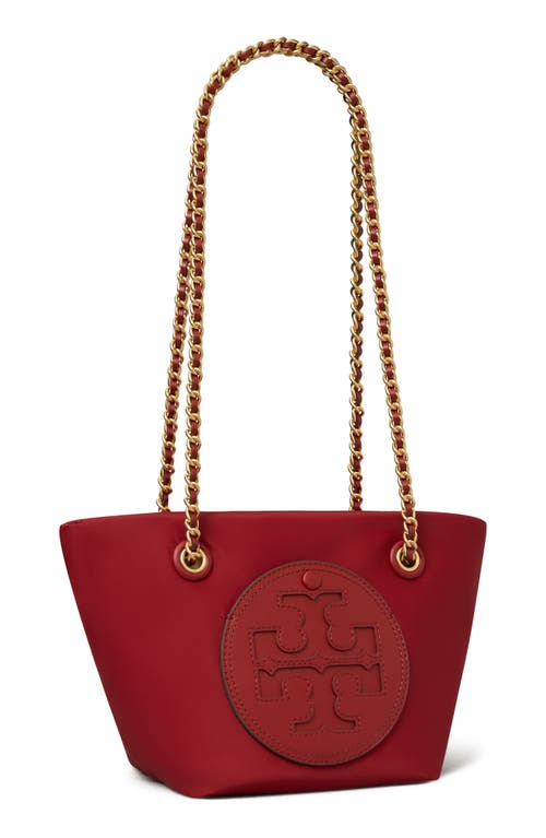 Shop Tory Burch Small Ella Chain Convertible Crossbody Bag In Ruby