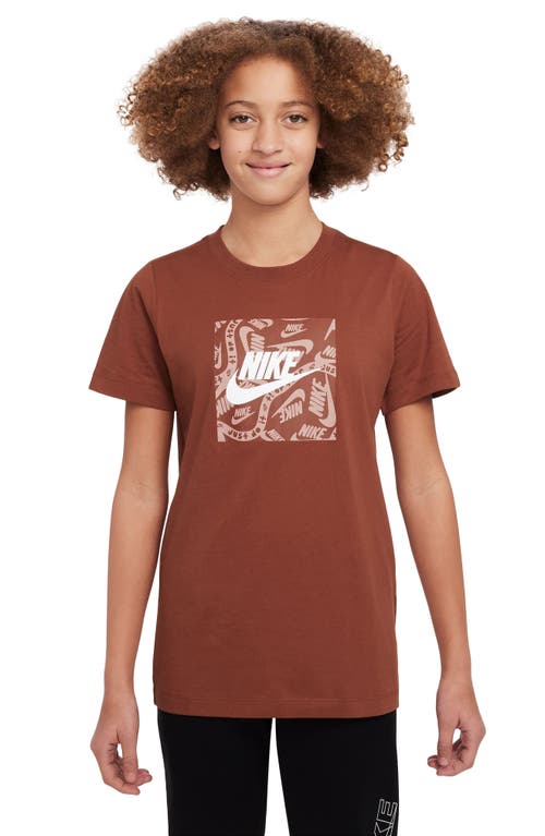 Nike Kids' Sportswear Just Do It Graphic T-Shirt Rugged Orange at Nordstrom