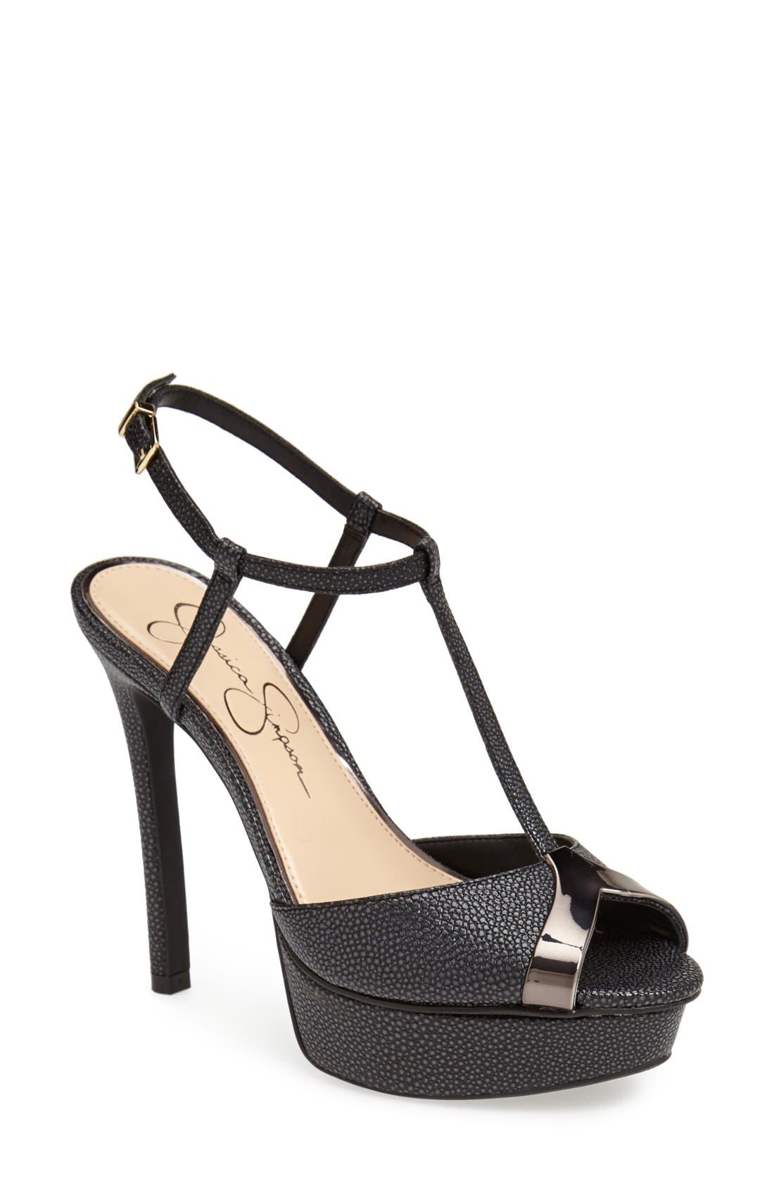 jessica simpson t strap shoes