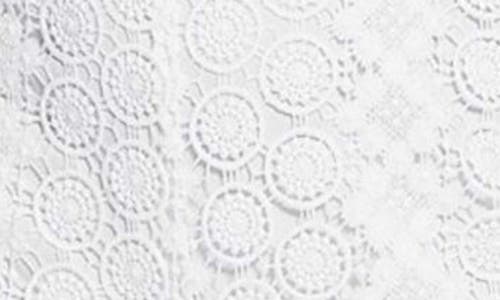 Guess Elle Lace Jumpsuit In Pure White