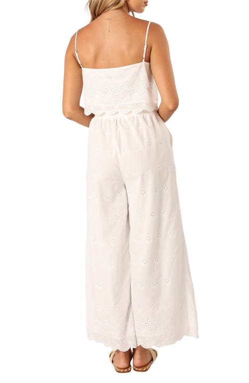 Petal And Pup Petal & Pup Clementine Two-piece Jumpsuit In White