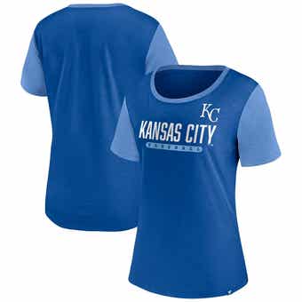 Kansas City Royals Starter Women's Kick Start T-Shirt - Royal/White