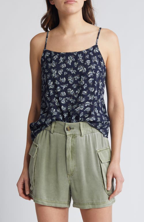 Tie Back Camisole in Navy- Beige Lillith Floral