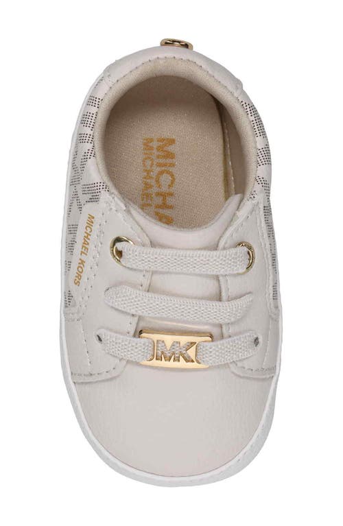 Shop Michael Michael Kors Izetta Sneaker In Vanilla