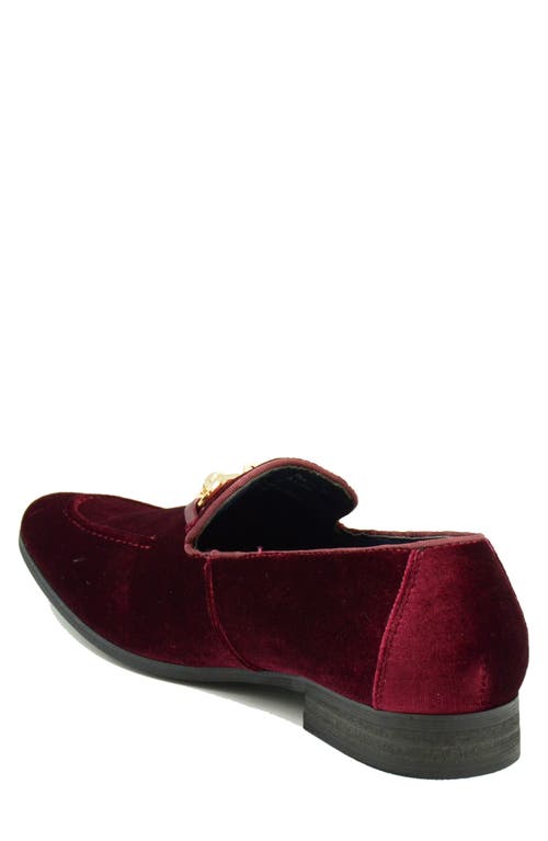La Milano Barney Bit Loafer In Burgundy