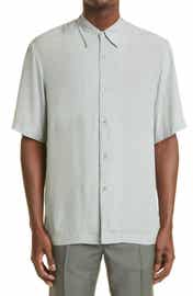 Dries Van Noten Cassi Print Button-Up Shirt | Nordstrom