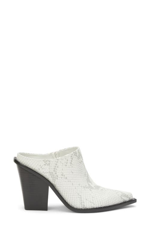 Matisse Deena Pointed Toe Mule In White Snk