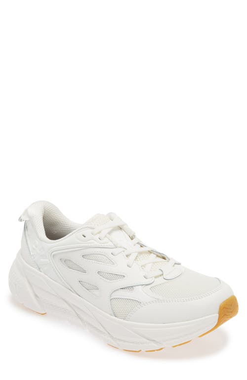 Hoka Clifton L Running Shoe In White/white