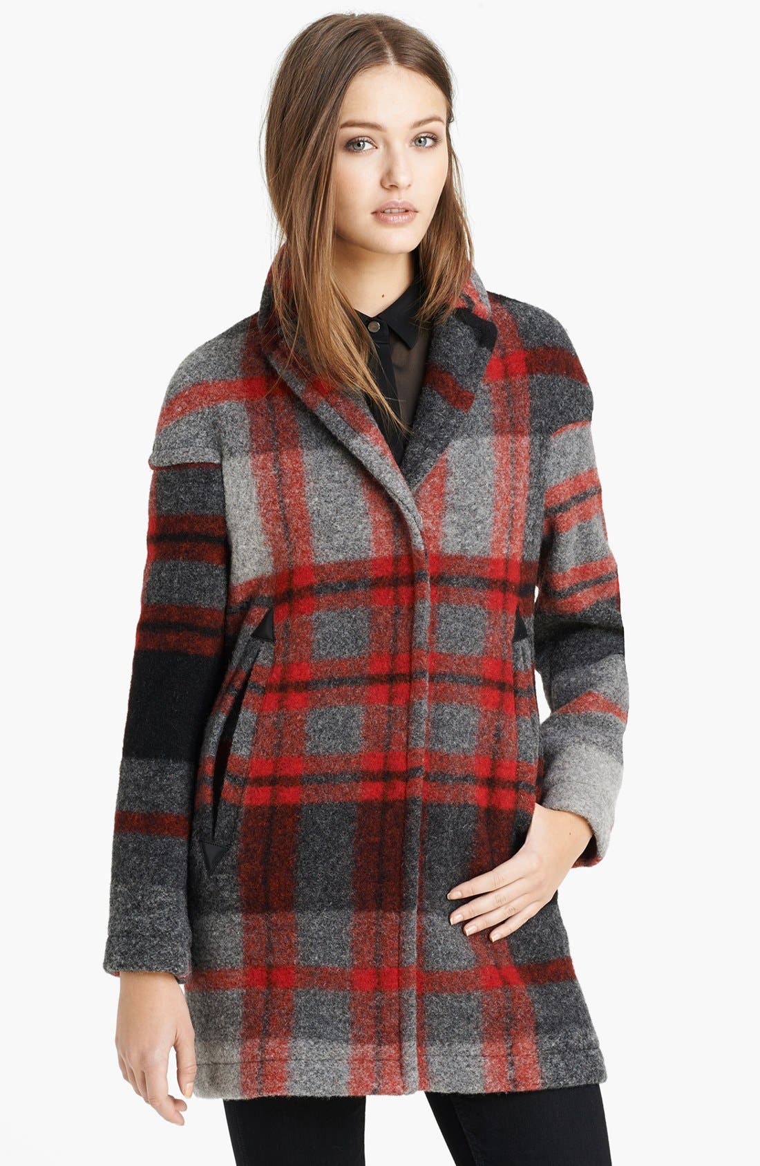 burberry plaid coat