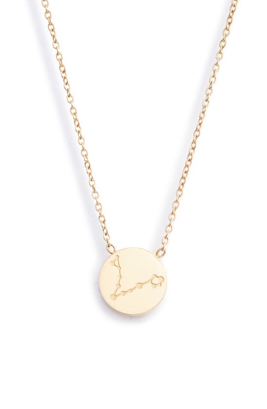 Click to view more detailed imagery on our partner's website Knotty Pisces Zodiac Pendant Necklace In Gold