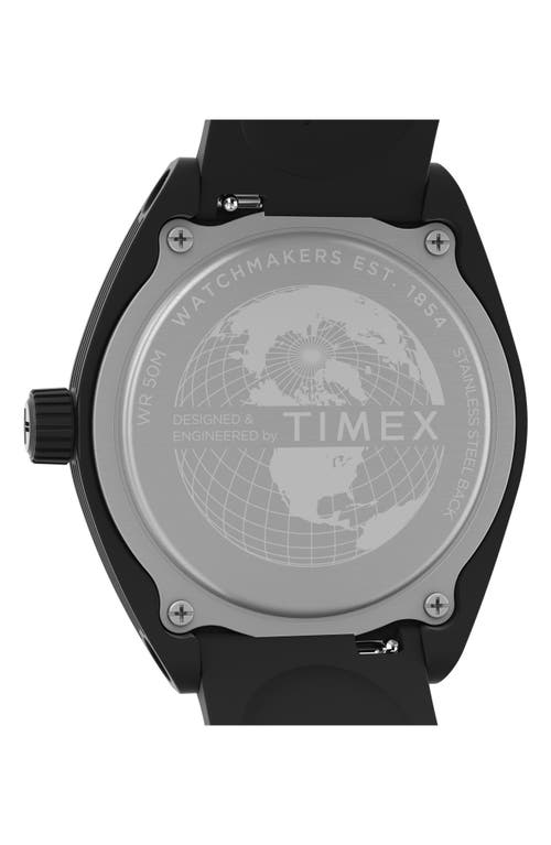 Timex ® Trend Synthetic Strap Watch, 40mm In Black