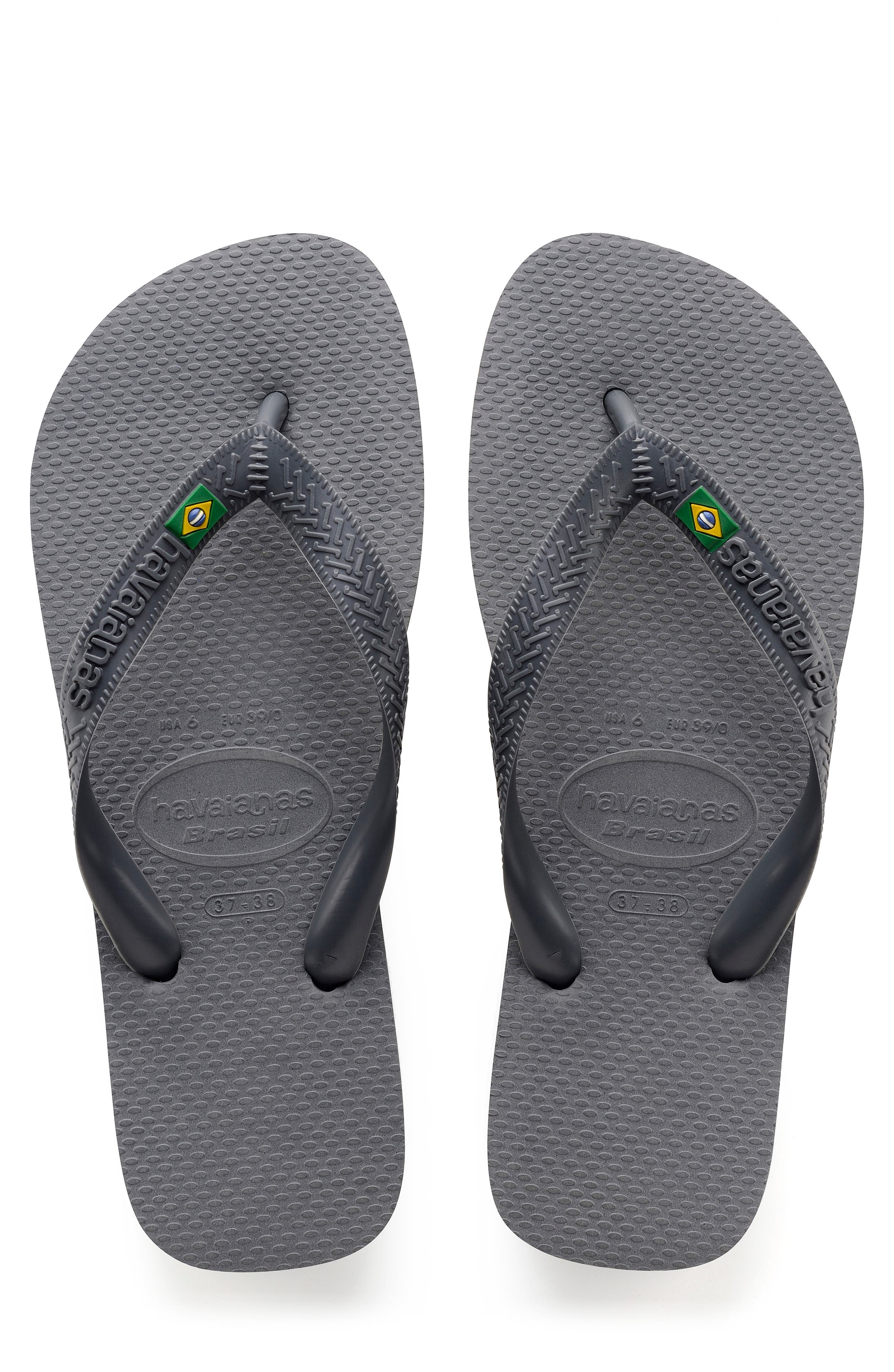 mens havaianas flip flops size 9