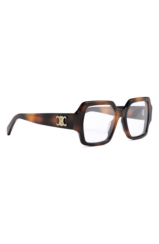 CELINE CELINE TRIOMPHE 52MM SQUARE READING GLASSES