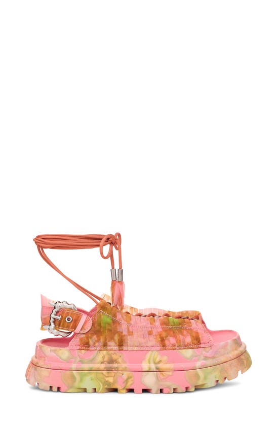 Shop Ugg (r) X Collina Strada Goldenglow Platform Sandal In Pink Floral