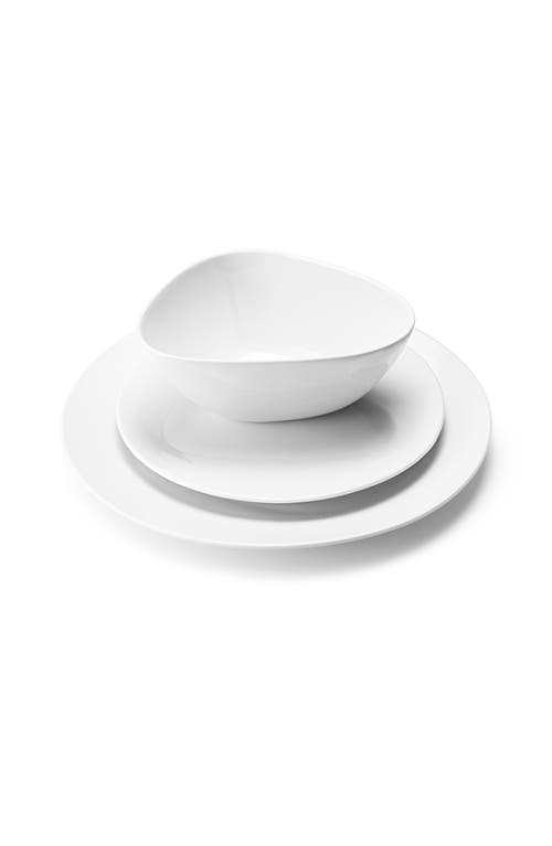 Georg Jensen Sky 3-Piece Porcelain Dinnerware Set in White at Nordstrom